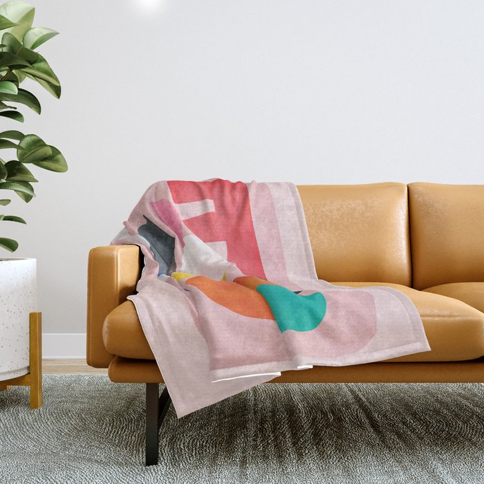 Abstract Modern Art 23  Throw Blanket Gallery Image 1