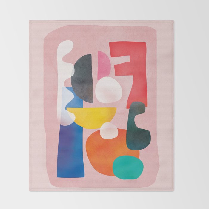 Abstract Modern Art 23  Throw Blanket Gallery Image 2