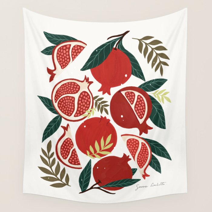 Pomegranate Wall Tapestry Gallery Image 1