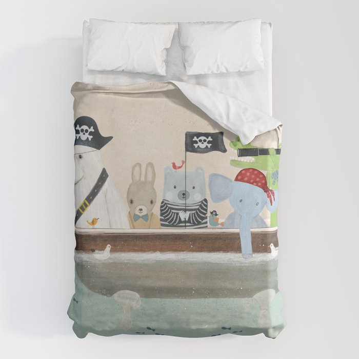 the pirate tub Duvet Cover Gallery Image 6