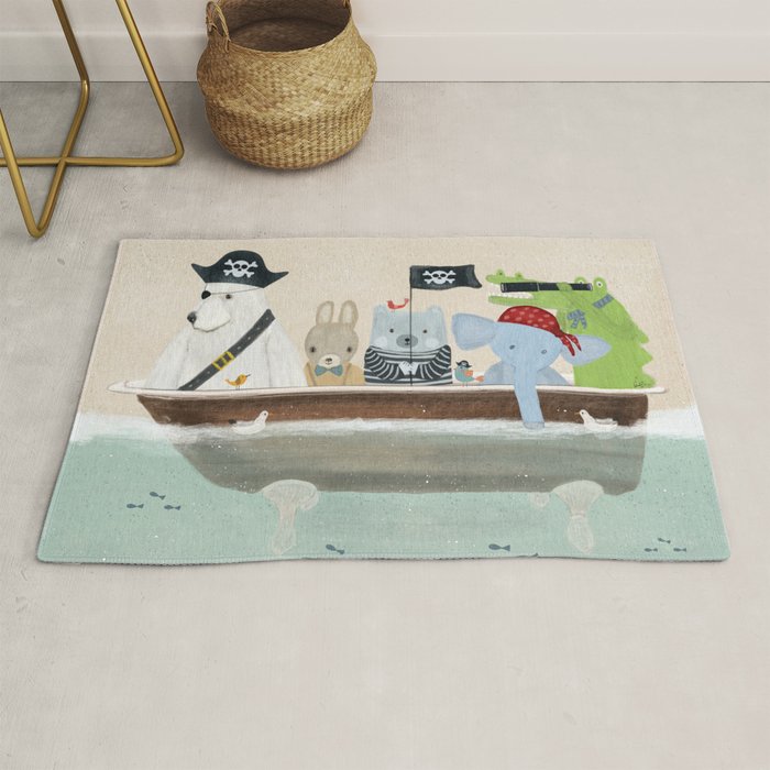 the pirate tub Rug Gallery Image 1