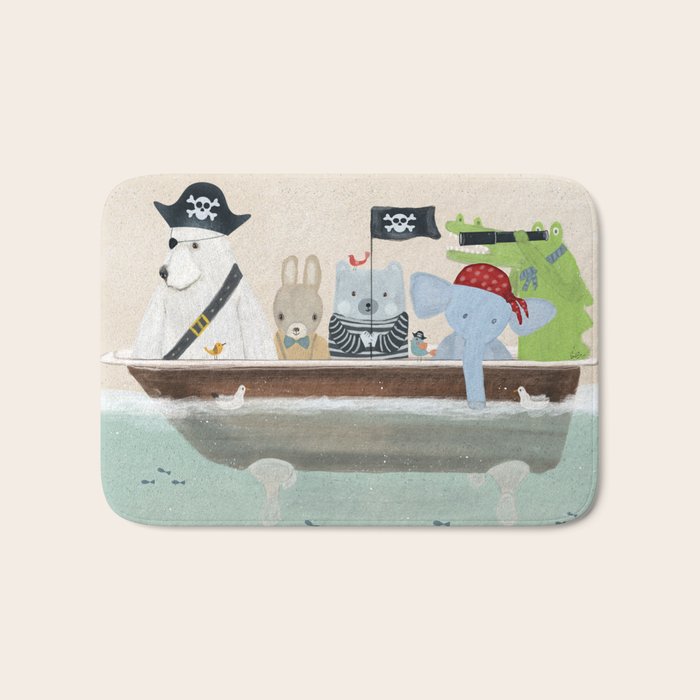 the pirate tub Bath Mat Gallery Image 1