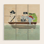 the pirate tub Wood Wall Art Gallery Image 1
