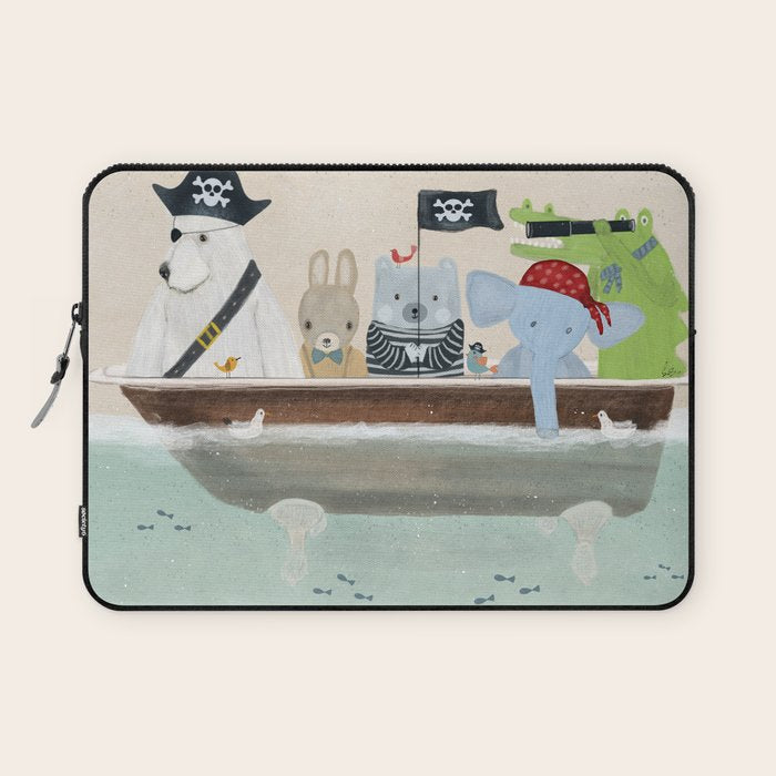 the pirate tub Laptop Sleeve Gallery Image 1