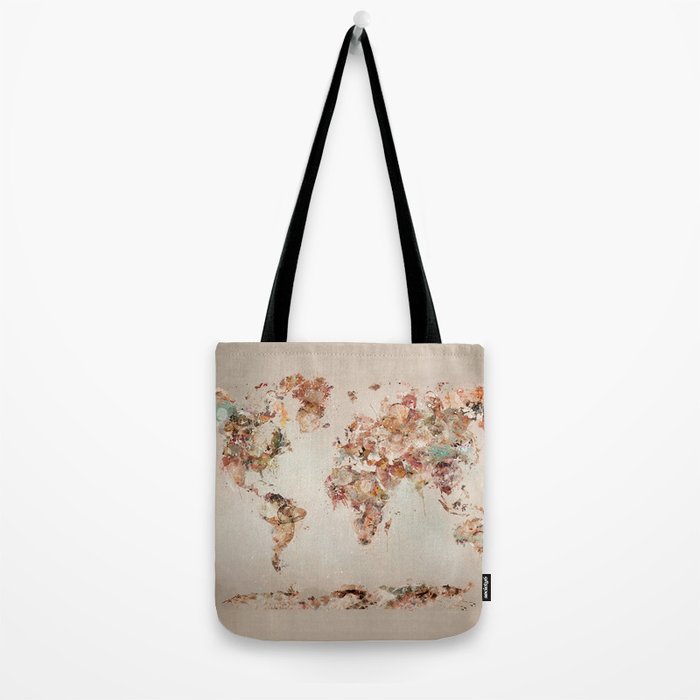 world map deluxe Tote Bag Gallery Image 2