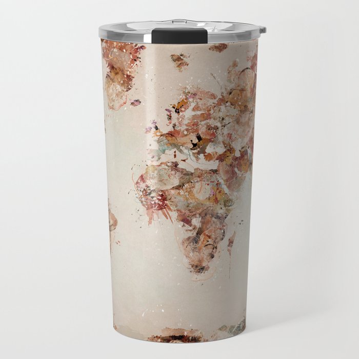 world map deluxe Travel Mug Gallery Image 1