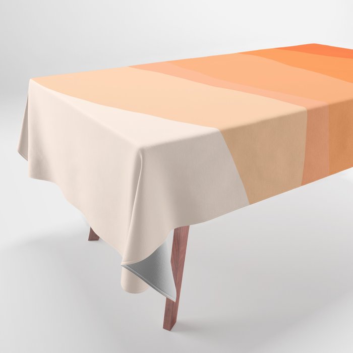 Creamsicle Dream - Abstract Tablecloth Gallery Image 1