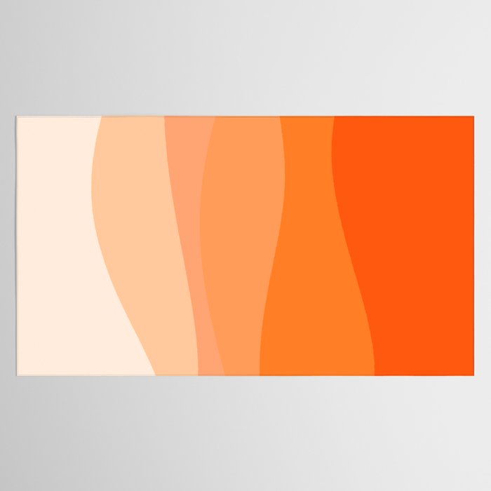 Creamsicle Dream - Abstract Tablecloth Gallery Image 2