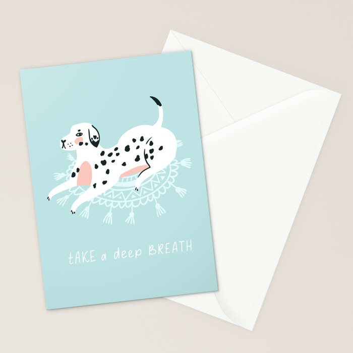 Cute dalmatian Stationery Card Gallery Image 2