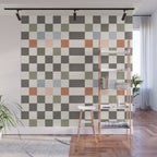 Fall Checkerboard Wall Mural Gallery Image 1