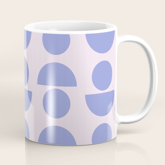 Shapes in Periwinkle Coffee Mug Gallery Image 1