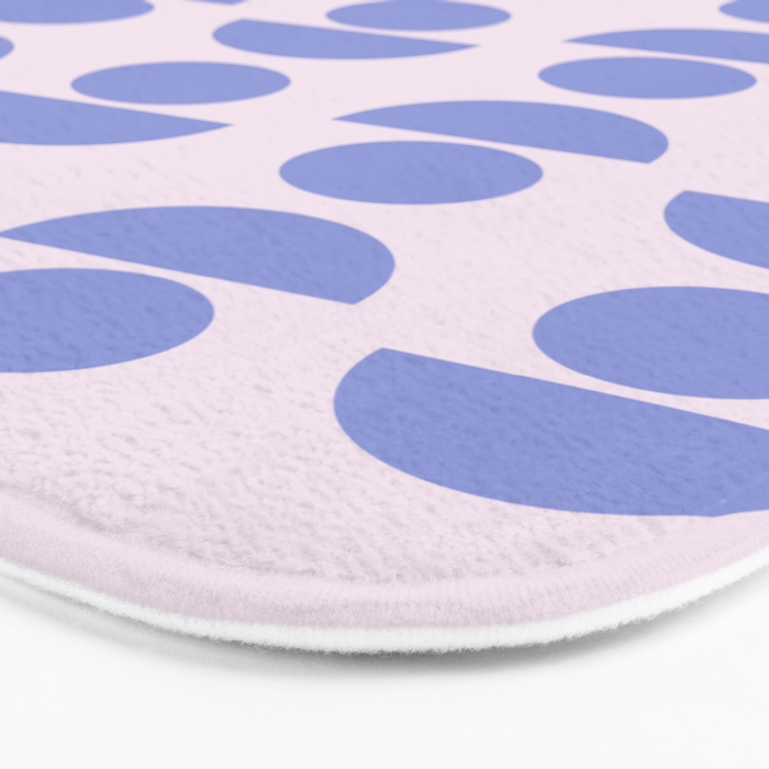 Shapes in Periwinkle Bath Mat Gallery Image 3