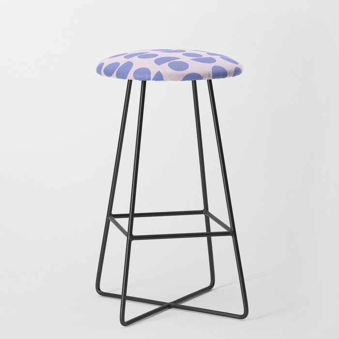 Shapes in Periwinkle Stool Gallery Image 1