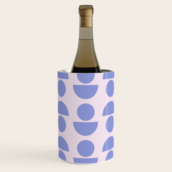 Shapes in Periwinkle Wine Chiller Gallery Image 1
