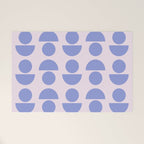 Shapes in Periwinkle Welcome Mat Gallery Image 1