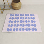 Shapes in Periwinkle Rug Gallery Image 1