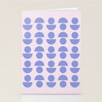 Shapes in Periwinkle Stationery Card Gallery Image 2