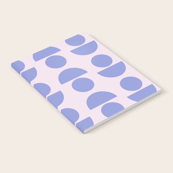 Shapes in Periwinkle Notebook Gallery Image 1