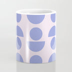 Shapes in Periwinkle Coffee Mug Gallery Image 4