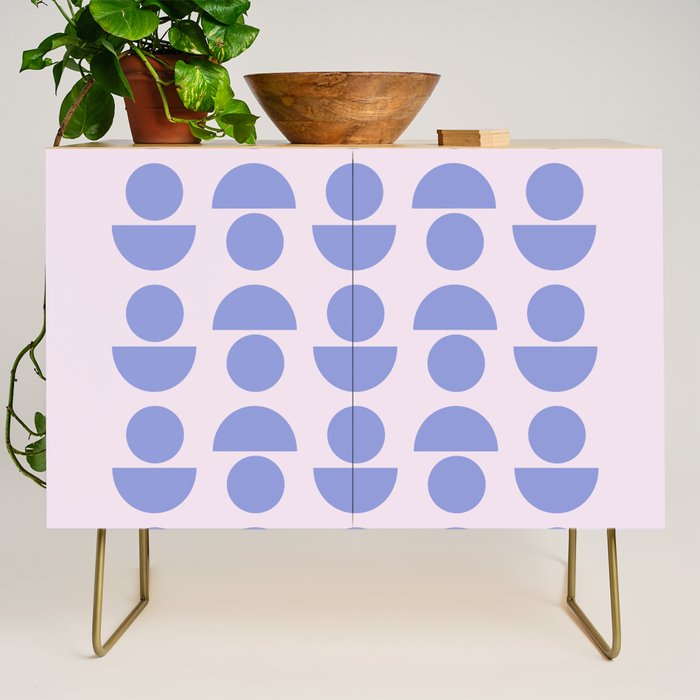 Shapes in Periwinkle Credenza Gallery Image 1
