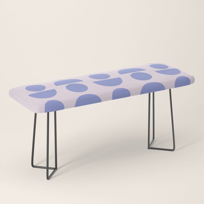 Shapes in Periwinkle Bench Gallery Image 1