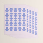 Shapes in Periwinkle Wrapping Paper Gallery Image 3