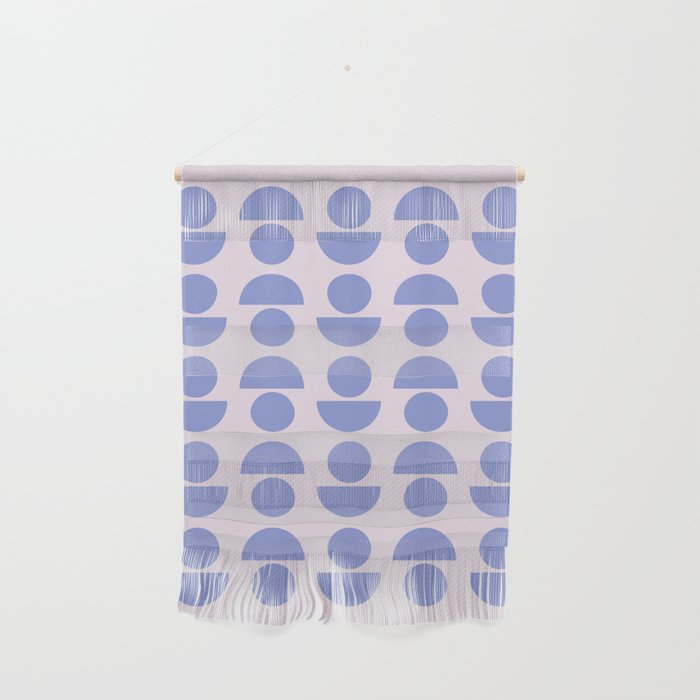 Shapes in Periwinkle Wall Hanging Gallery Image 1