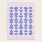Shapes in Periwinkle Poster Gallery Image 4