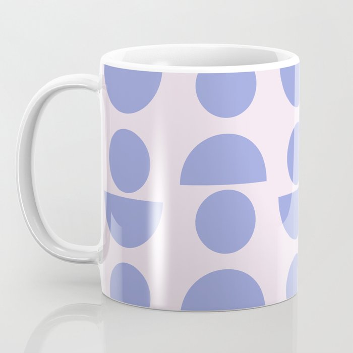 Shapes in Periwinkle Coffee Mug Gallery Image 3