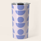 Shapes in Periwinkle Travel Mug Gallery Image 1