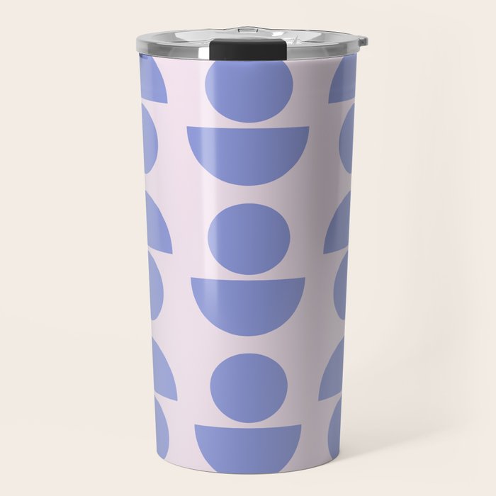 Shapes in Periwinkle Travel Mug Gallery Image 1