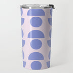 Shapes in Periwinkle Travel Mug Gallery Image 2