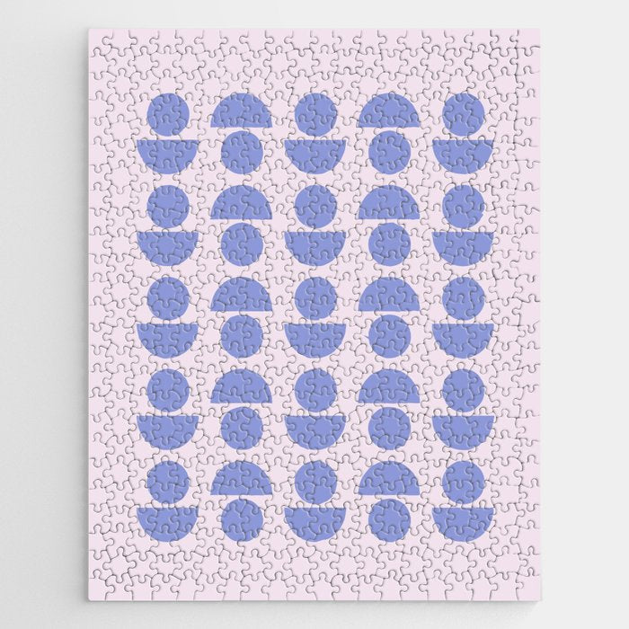 Shapes in Periwinkle Jigsaw Puzzle Gallery Image 1