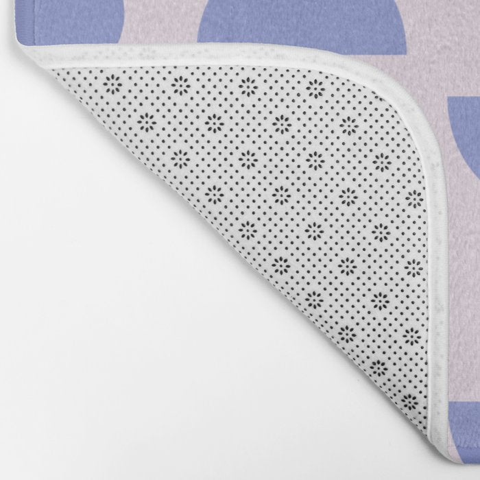 Shapes in Periwinkle Bath Mat Gallery Image 2