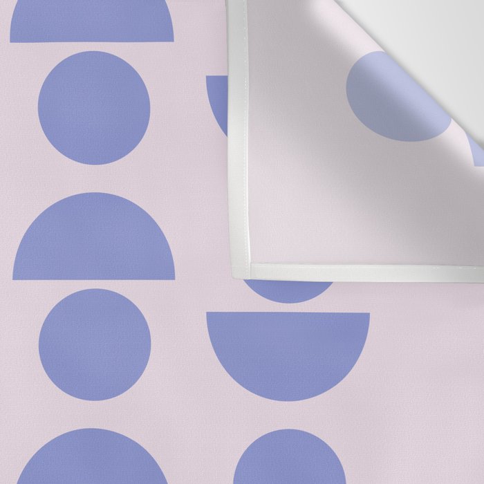 Shapes in Periwinkle Wall Tapestry Gallery Image 3
