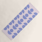 Shapes in Periwinkle Yoga Mat Gallery Image 1