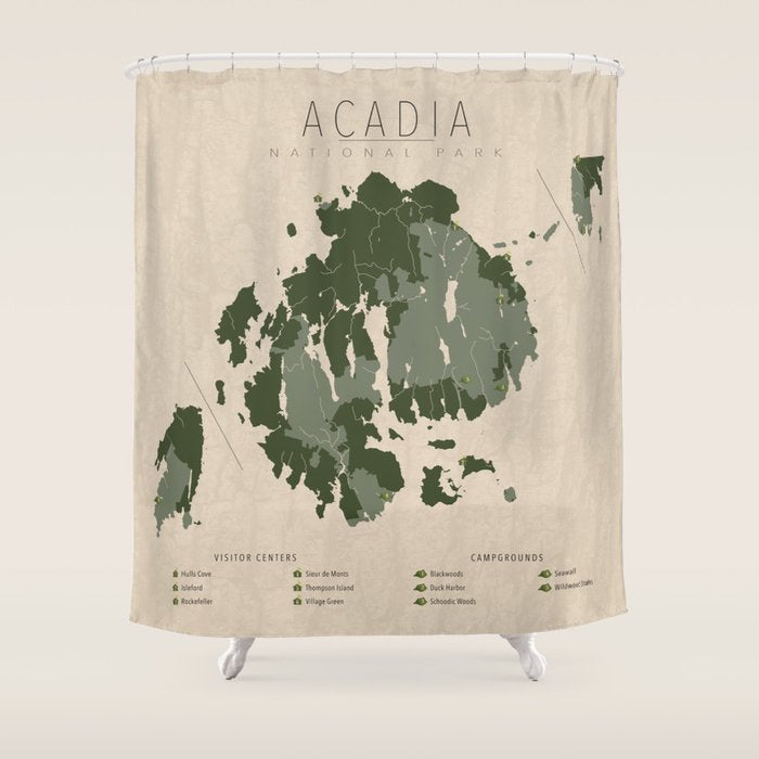 Acadia Shower Curtain Gallery Image 1