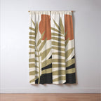 Tropical Leaf- Abstract Art 9 Window Curtain Gallery Image 3