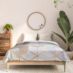 Soft Blue Gradient Cubes Comforter Gallery Image 3