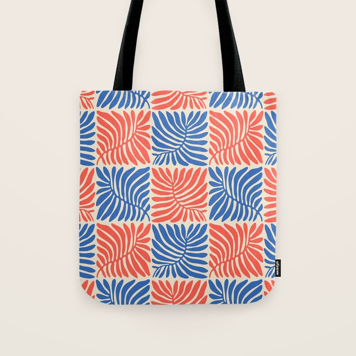 Abstract organic nature plant leaf pattern Tote Bag Gallery Image 1