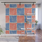 Abstract organic nature plant leaf pattern Wall Mural Gallery Image 1