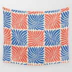 Abstract organic nature plant leaf pattern Wall Tapestry Gallery Image 4