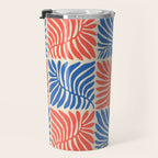 Abstract organic nature plant leaf pattern Travel Mug Gallery Image 3