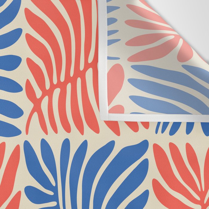 Abstract organic nature plant leaf pattern Wall Tapestry Gallery Image 3