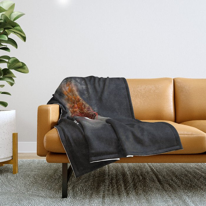 Silence Throw Blanket Gallery Image 1