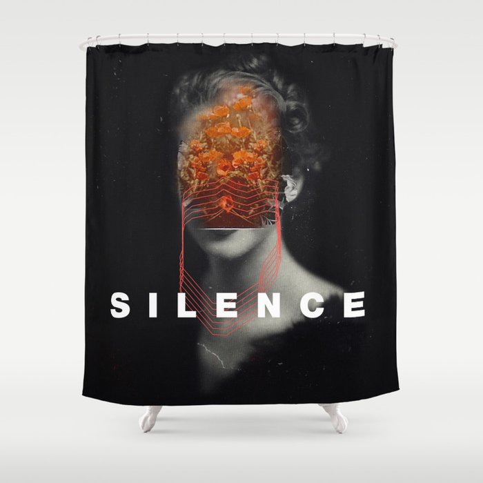Silence Shower Curtain Gallery Image 1
