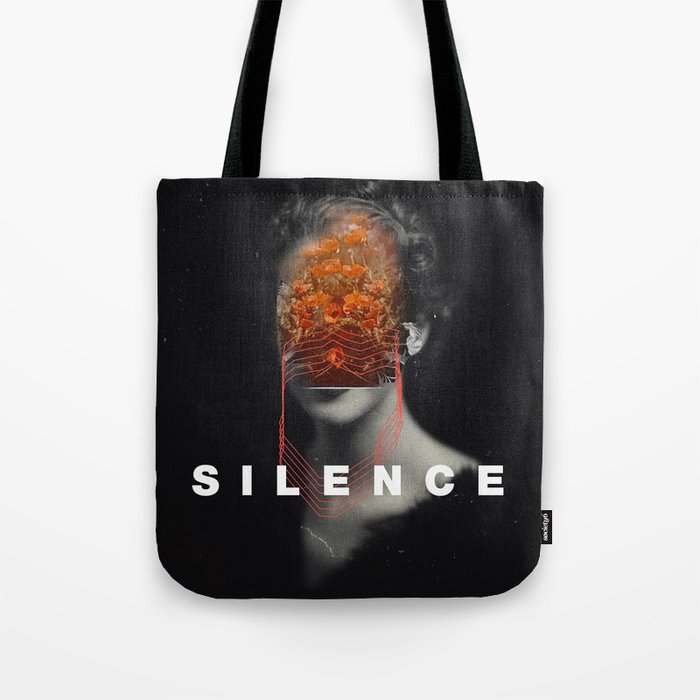 Silence Tote Bag Gallery Image 1