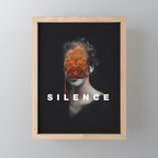 Silence Mini Art Print Gallery Image 1