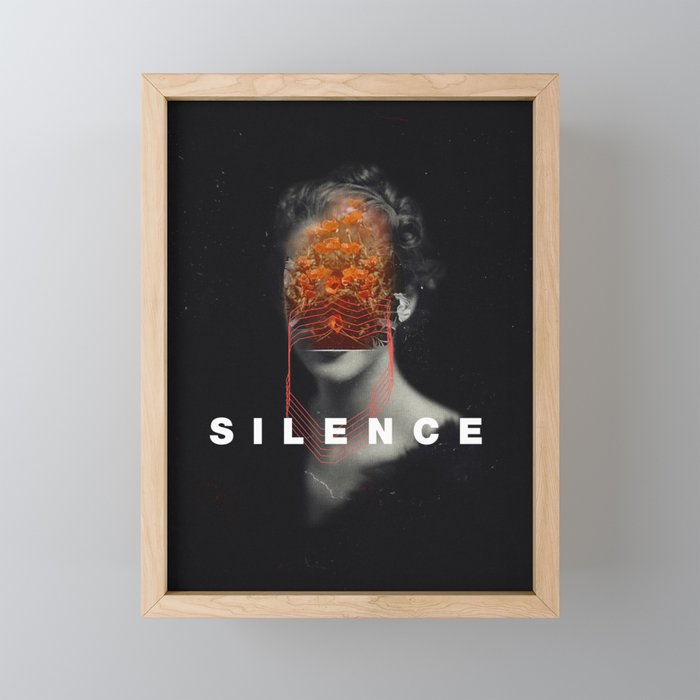 Silence Mini Art Print Gallery Image 1
