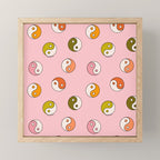 Rainbow Yin Yang Print Mini Art Print Gallery Image 1